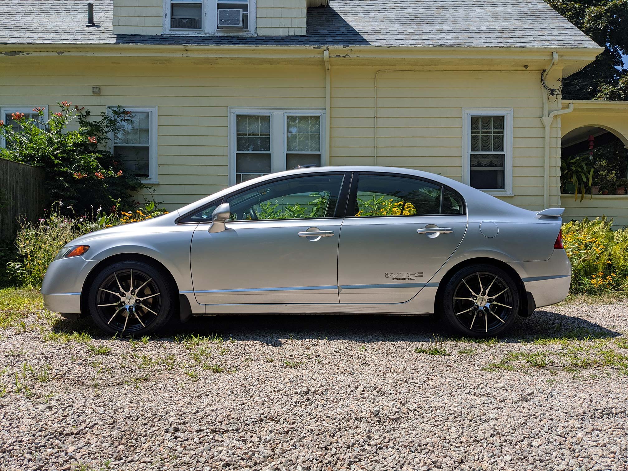 Civic washed and waxed